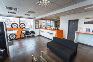 Mr Tyre Newcastle-under-Lyme reception area