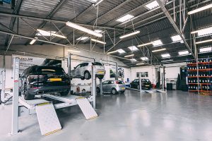 Mr Tyre Warwick inside garage image