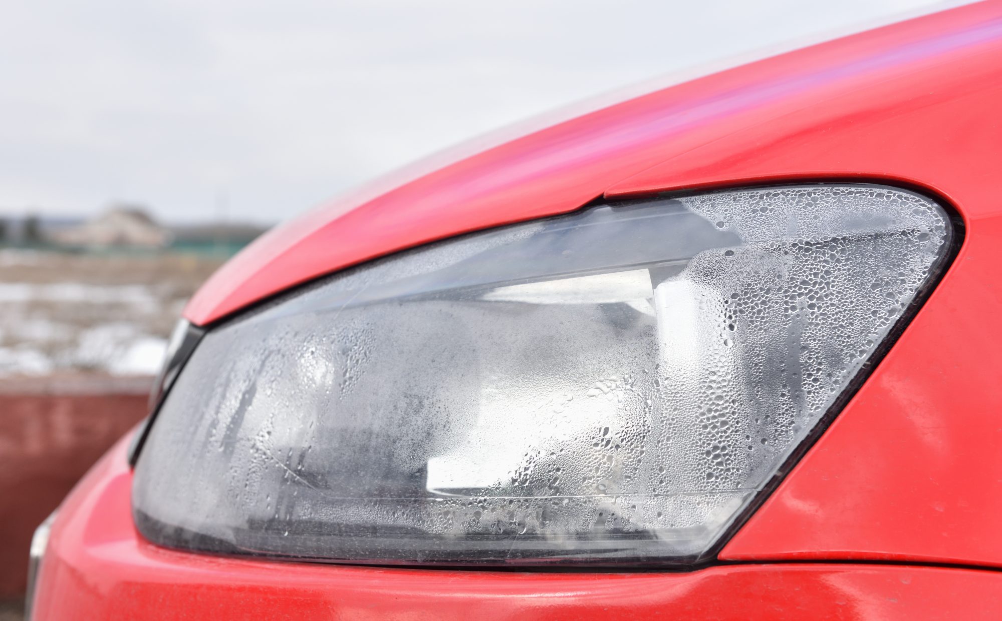 headlight condensation.