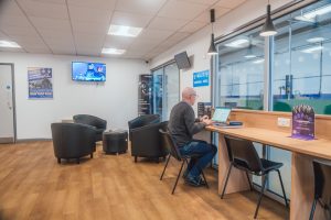 Mr Tyre Leeds waiting area