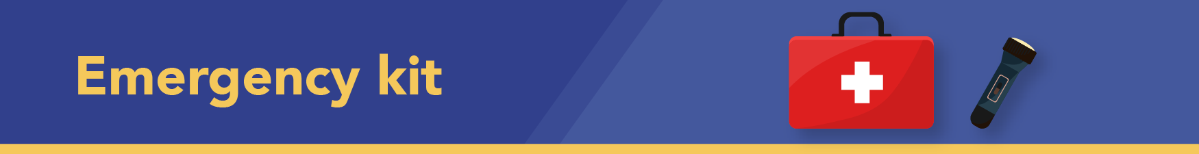 Emergency kit graphic